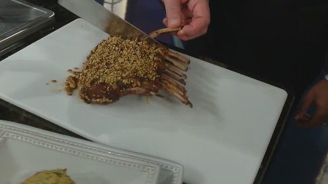 Chef Johnny Prep from Mr. B's Gastropub in Royal Oak whips up a delicious rack of lamb recipe