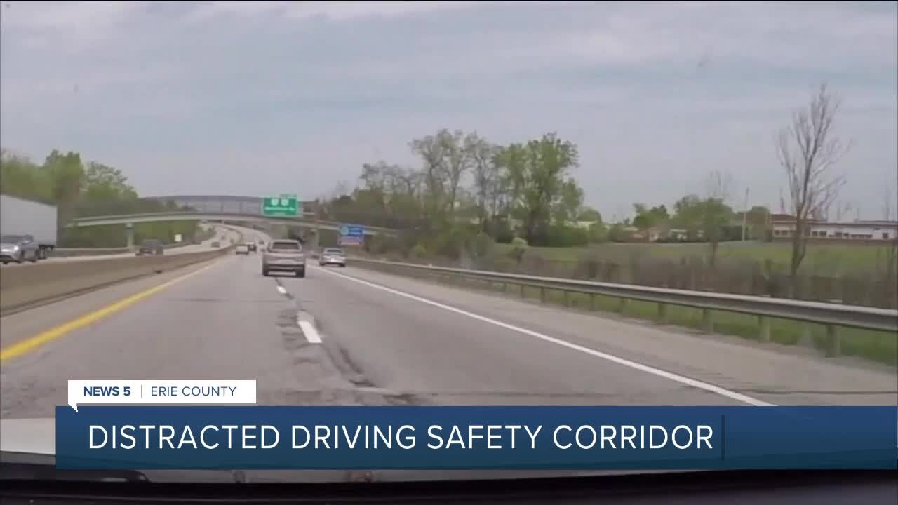 State Route 2 in Erie County designated as distracted driving corridor