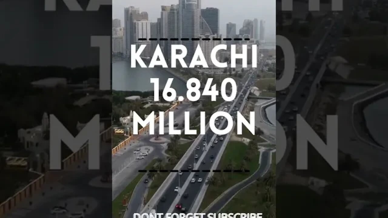 Population of Cities in Pakistan (2022) #shorts #viral #Pakistan #city #trending #ytshorts