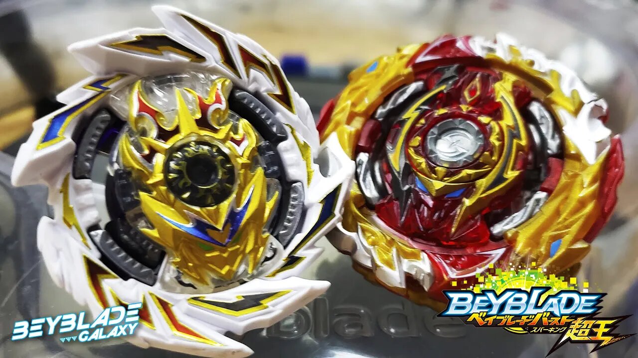 FIRST URANUS .Wh.Mb 1D vs WORLD SPRIGGAN .U' 2B - Beyblade Burst ベイブレードバースト