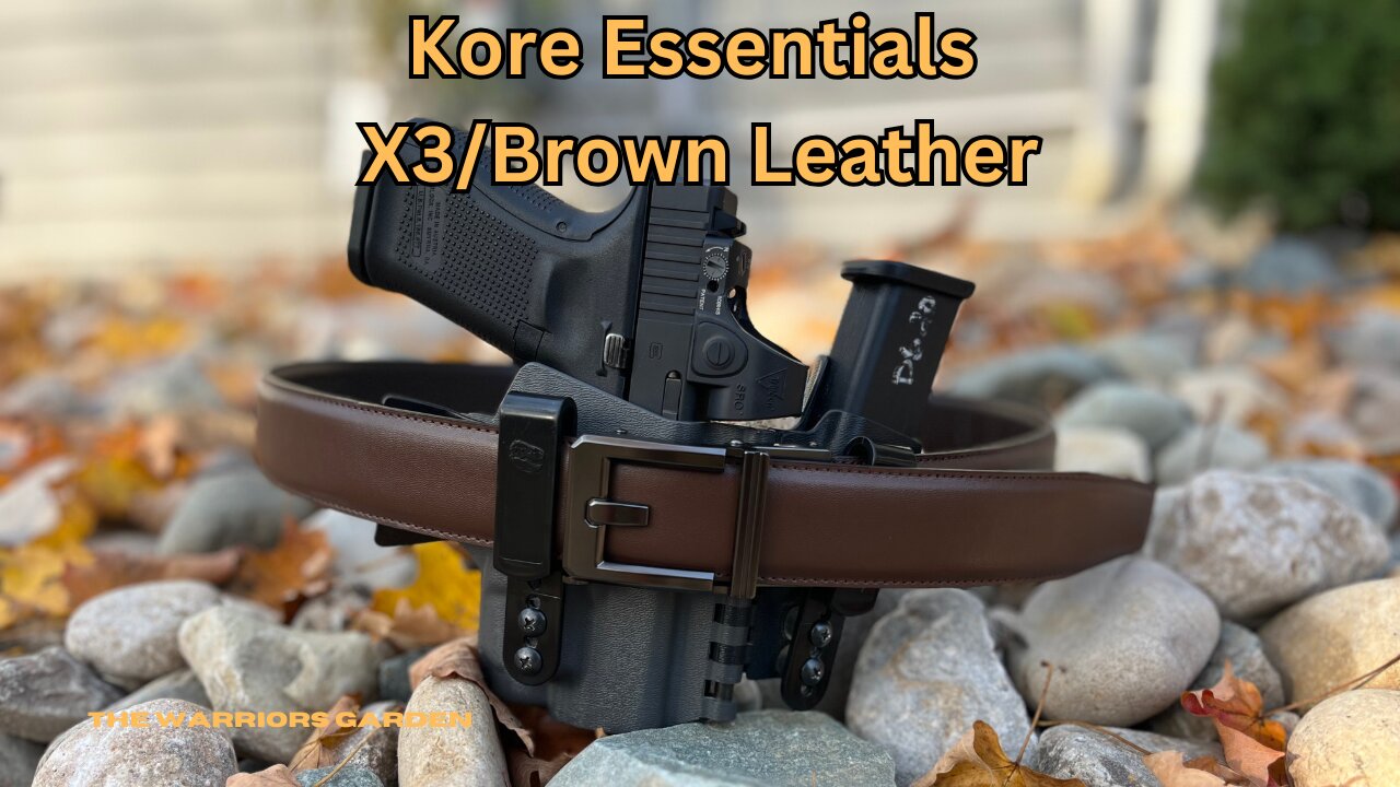 Unboxing/Sizing the Leather Kore Essentials Gun Belt and X3 Buckle