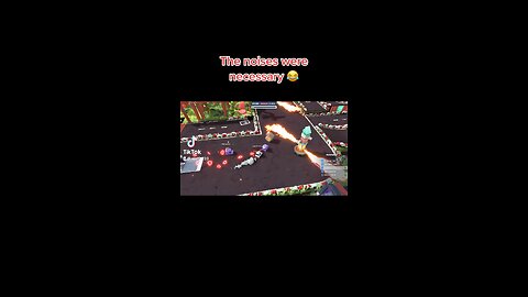 The noises were necessary 😂