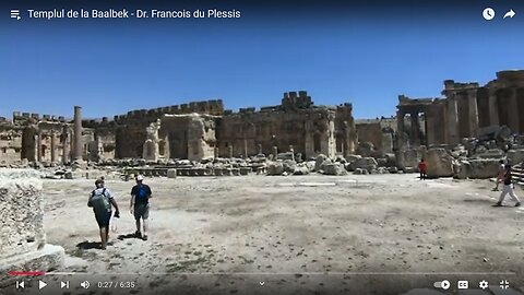 Templul de la Baalbek - Dr. Francois du Plessis