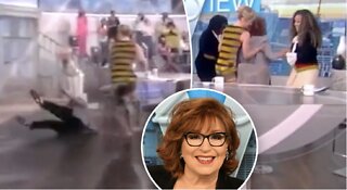 Joy Behar FACE PLANTS Live in Front of Audience