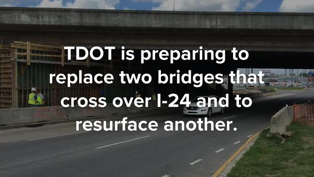 4 Weekend Closures Set For Interstate 24 Bridge Project