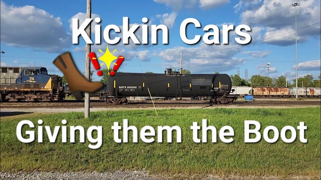 Kicking cars at the CSX Parsons yard
