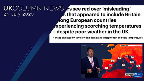 Scorchio Temperatures Cheatingly Taken At Ground Level Rather Than From Ambient Air - UK Column News