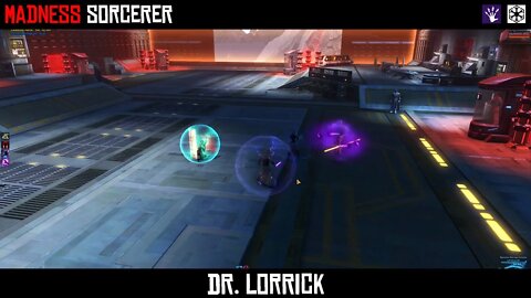 SWTOR Madness Sorcerer Gameplay - Master Difficulty Lost Island - Final Boss Fight - Dr. Lorrick
