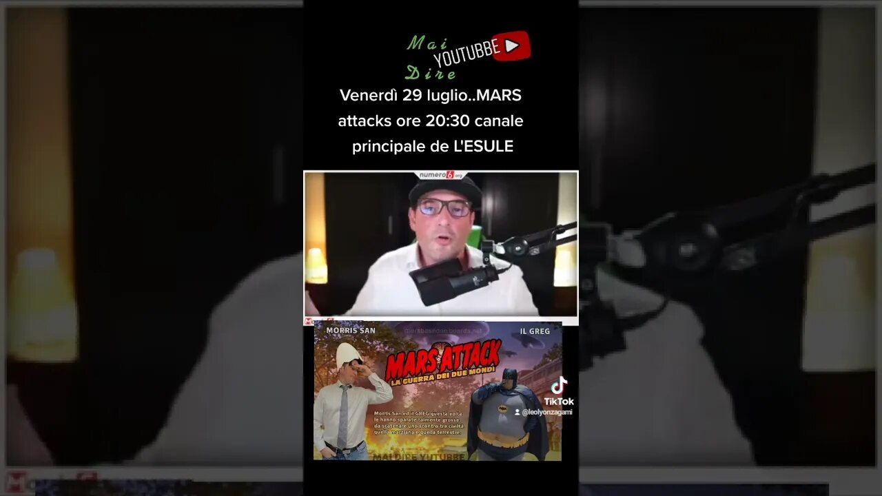 Trailer Mars Attack #maidireyoutubbe venerdì 29 luglio ore 20:30 https://vm.tiktok.com/ZMNQTSJLx/