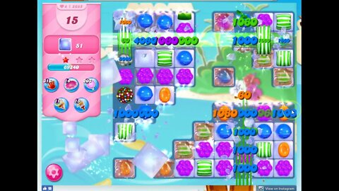 Candy Crush Level 2685 Audio Talkthrough, 3 Stars 0 Boosters