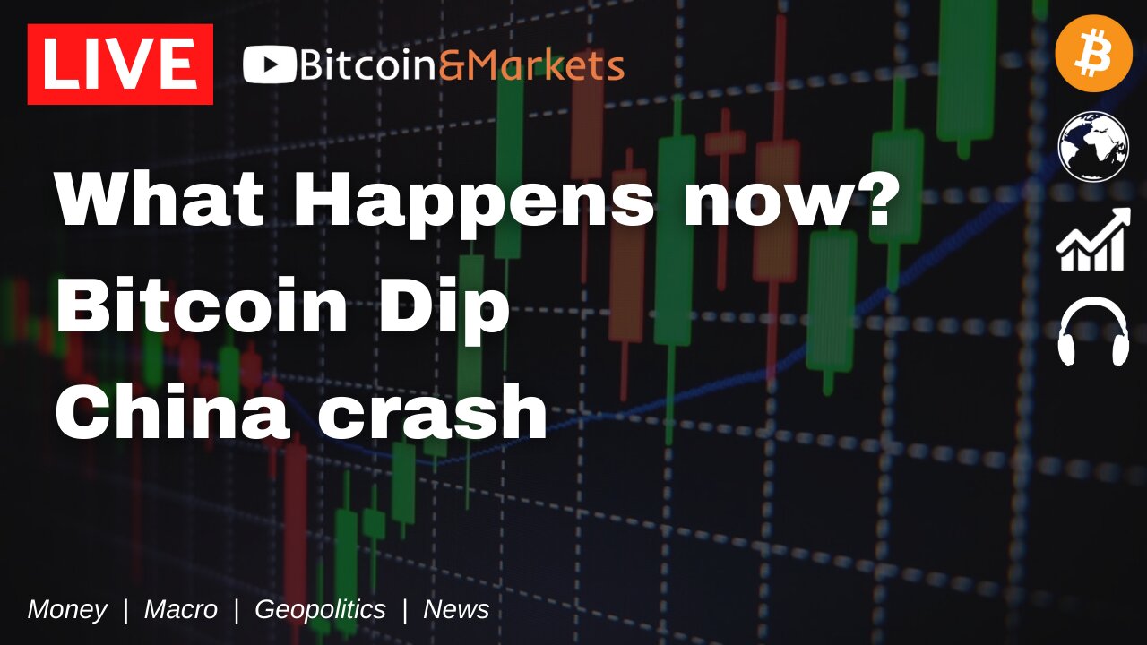 What Happens now? #Bitcoin Dip, China crash