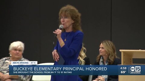 Buckeye principal surprised with national teaching honor