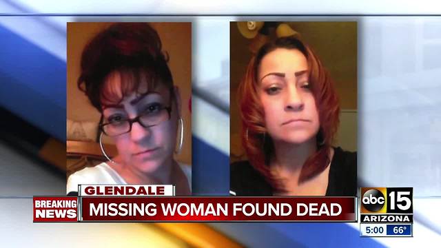 Missing woman found dead in Glendale