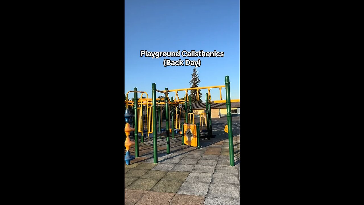 PlayGround Calisthenics (Back Day)