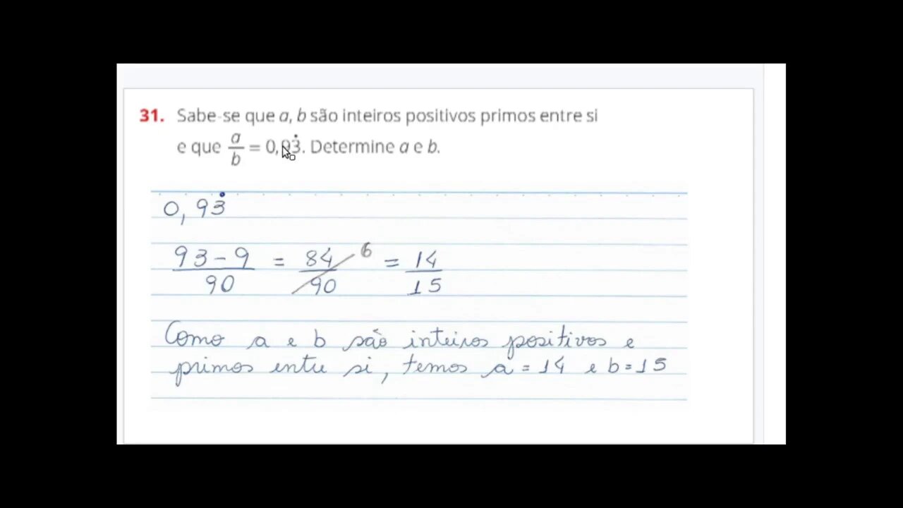 Matemática 7ºano - aula 39 e 40 - REVISÃO - Dízimas periódicas e Equação do 2º grau [ETAPA]