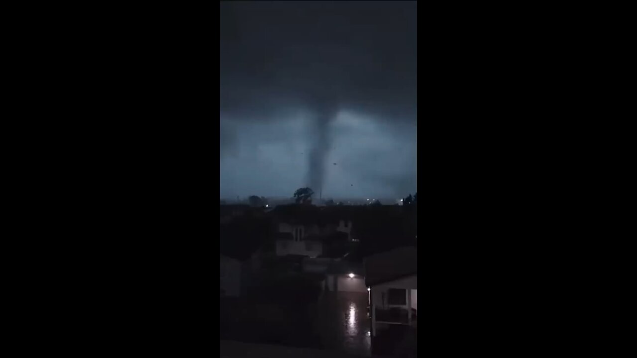 Tornado hit Milan