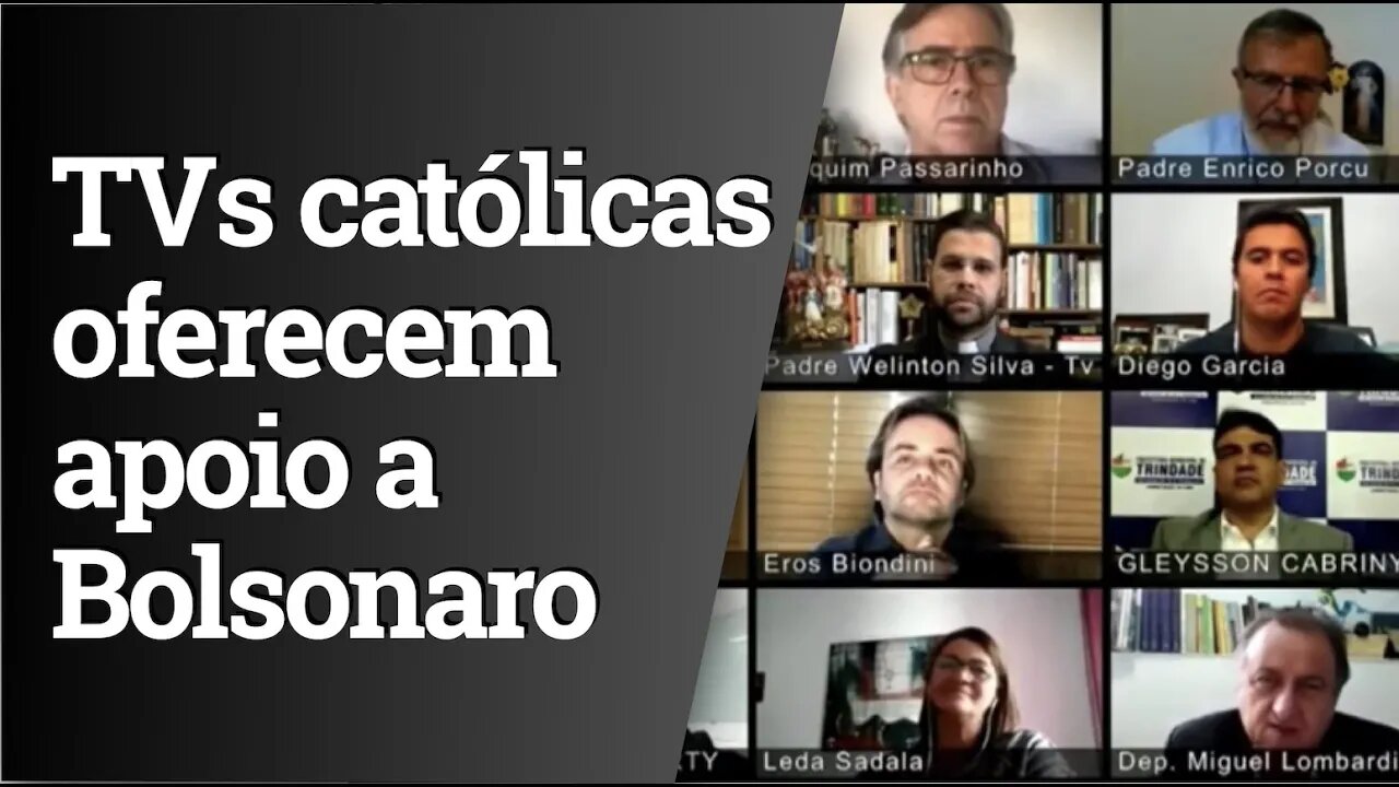 TVs católicas oferecem apoio a Bolsonaro em troca de verba; veja vídeo