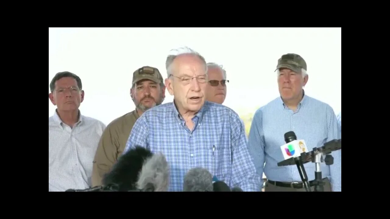 Grassley Remarks at Press Conference on the Border Crisis