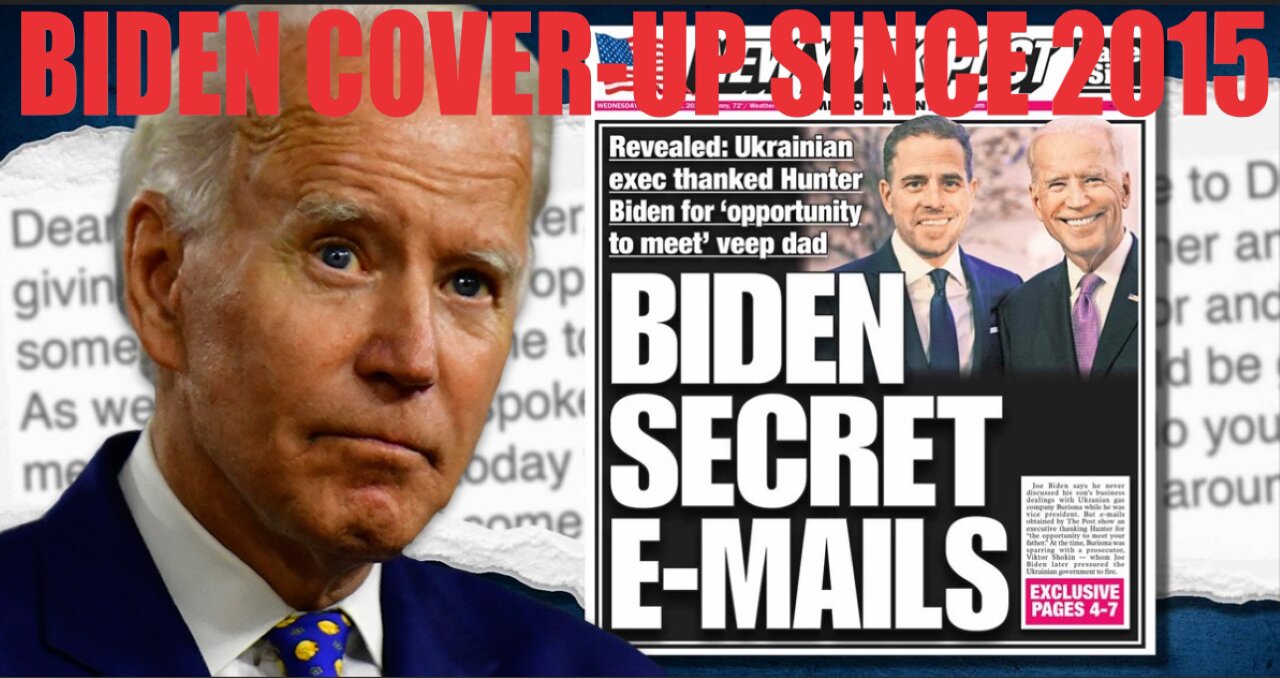 EMAILS SHOWS BIDEN'S OFFICE COLLUDING WITH BLOOMBERG TO BURY HUNTER'S STORY