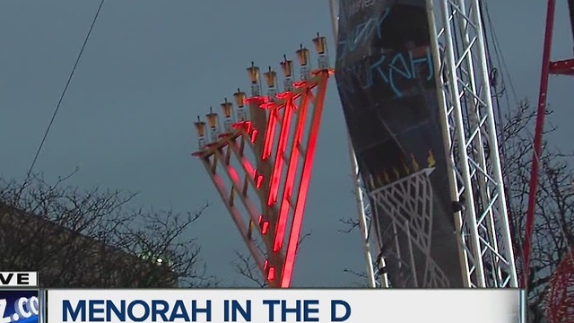 Menorah in the D