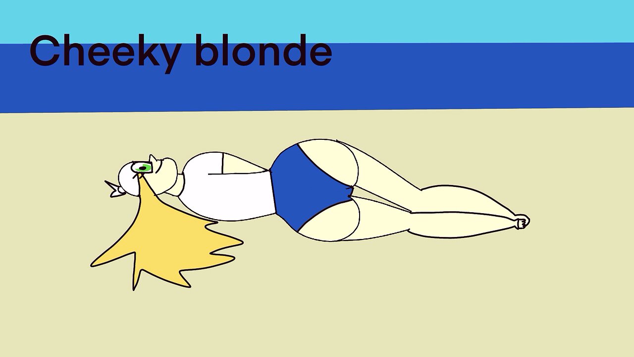 Cheeky blonde