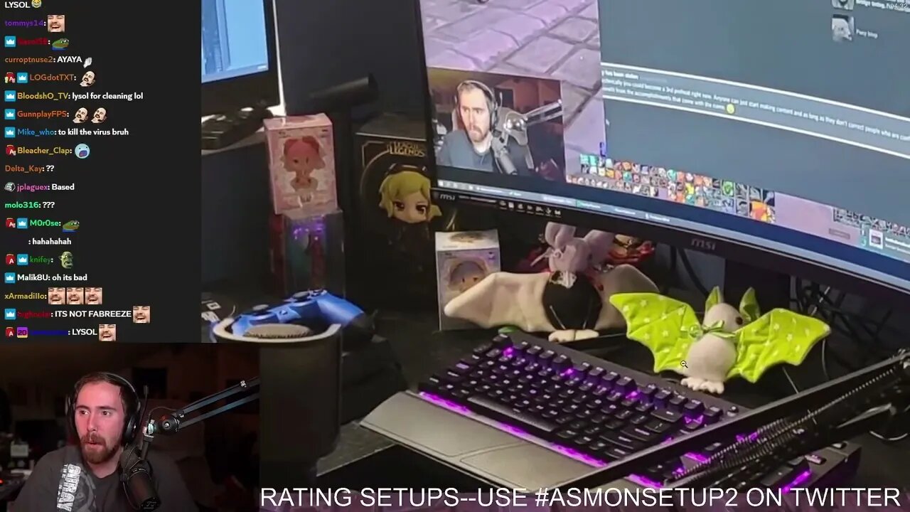 A BED Setup! Asmongold Roasts His Viewers PC SETUPS Episode 3