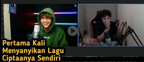 RANDY DONGSEU MENYANYIKAN LAGUNYA SENDIRI PROBLEMATIKA DUNIA ! OME TV SINGING REACTION