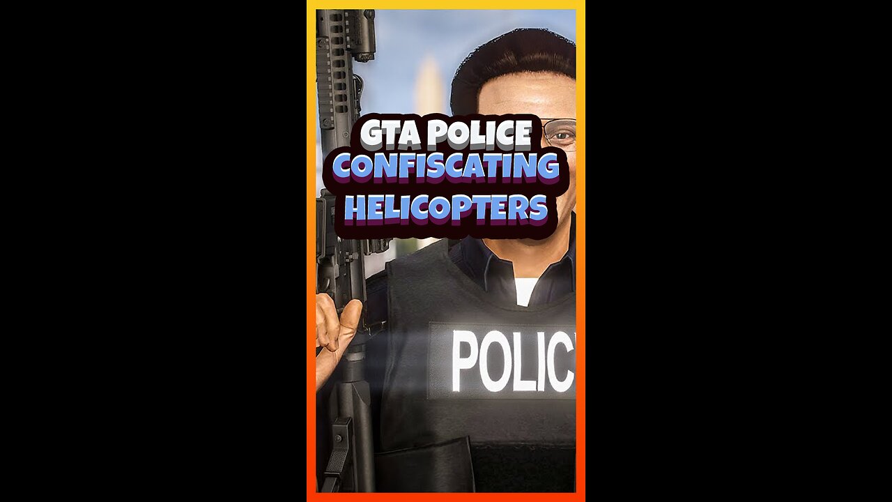 GTA police confiscating helicopters sneaky-like | Funny #GTAV clips Ep. 346 #gameshorts