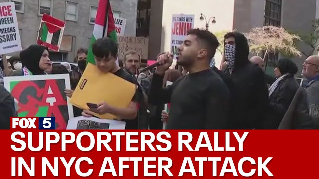 Israel, Palestine supporters rally in streets of NYC after Hamas attack