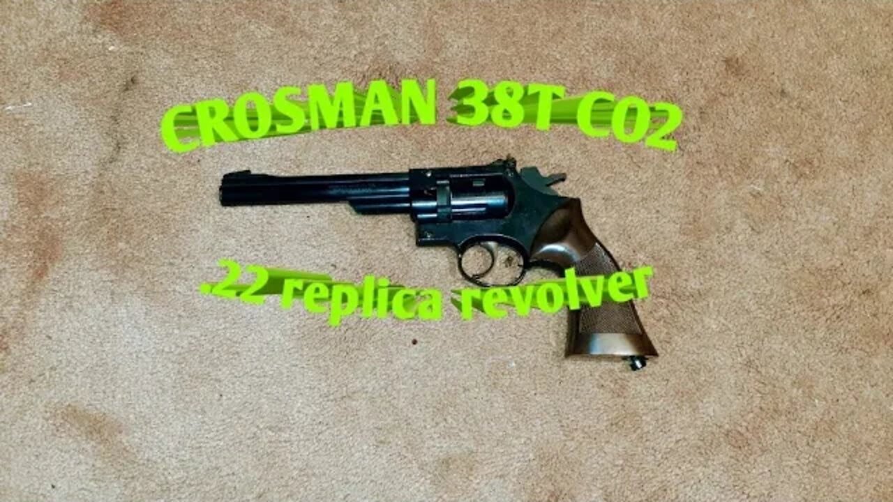 Crosman 38T .22 co2 revolver