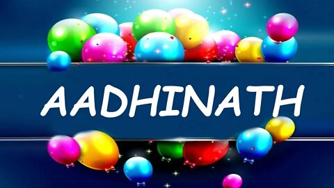 Happy Birthday to Aadhinath - Birthday Wish From Birthday Bash