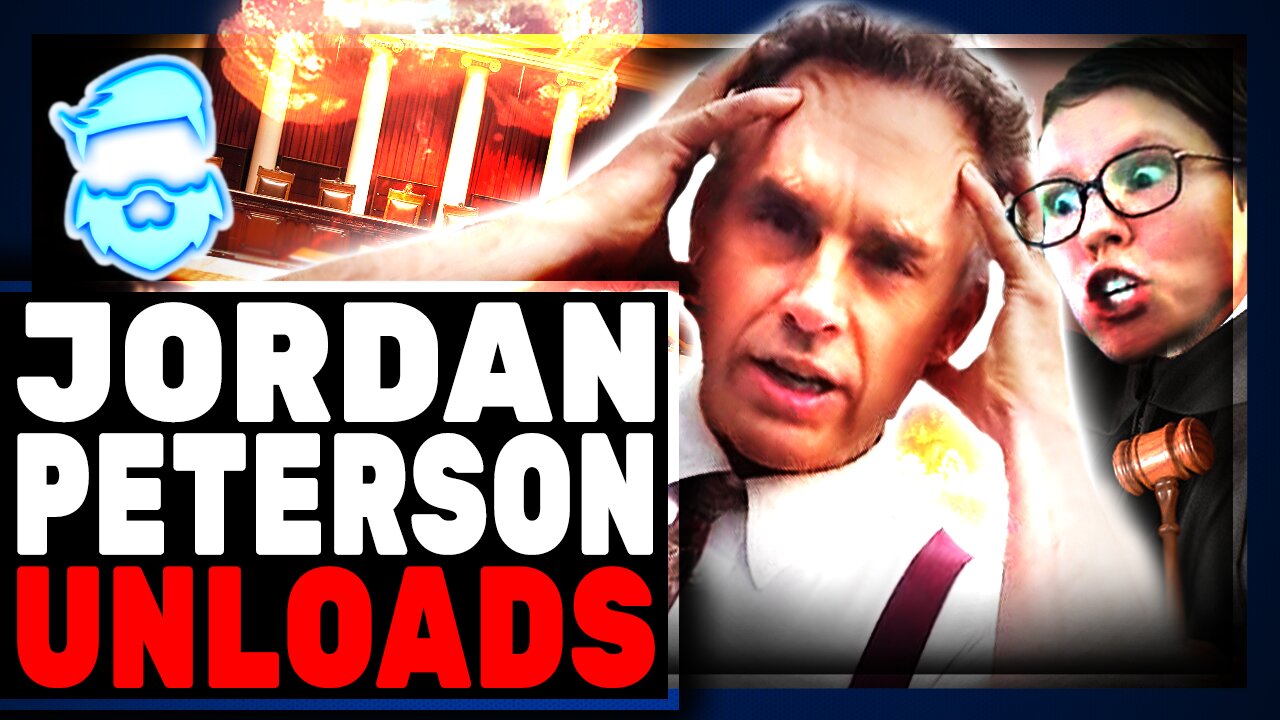 Jordan B Peterson EXPLODES In Response To Losing His Court Case! WAR Is Coming & Free Speech At Stake