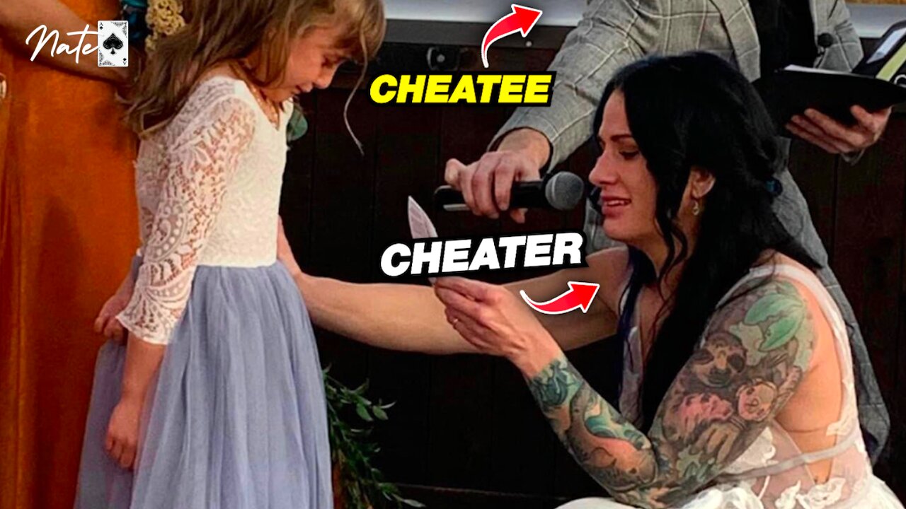 Bride Reads Vows To Her Husband's Daughter Then Cheats The Same Night Of The Wedding