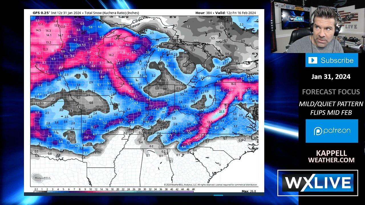 OUTLOOK: February Warmth Leads to Crashing Cold