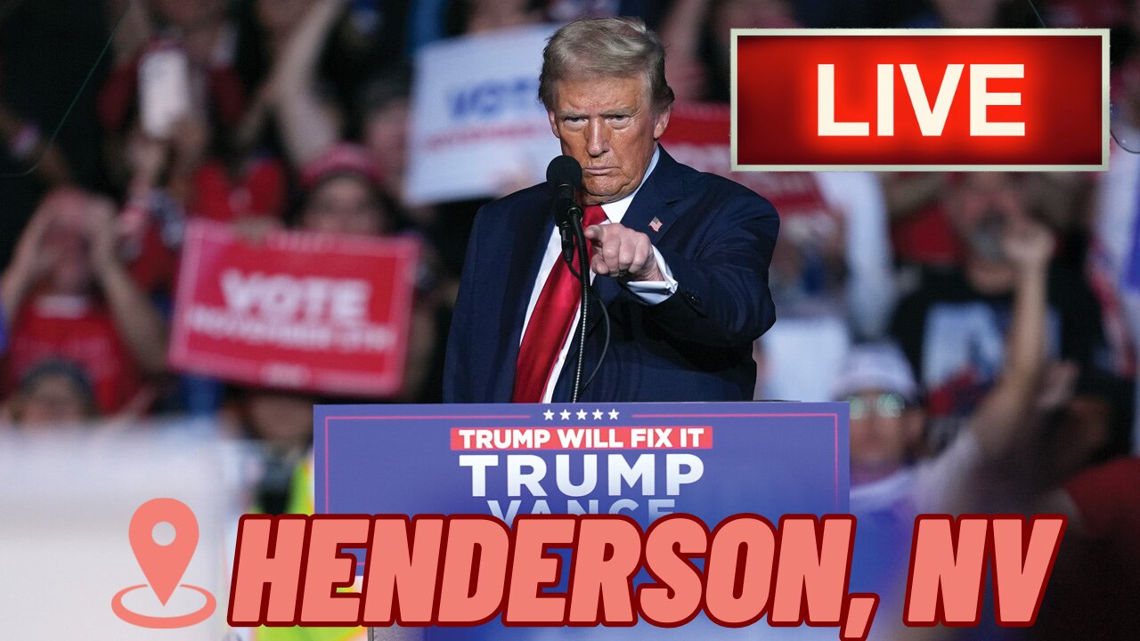 DONALD TRUMP, RALLY, HENDERSON, NEVADA, 2024