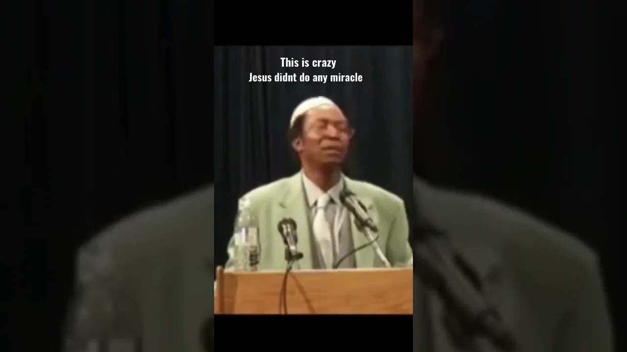 Jesus didnt do any miracle - abdool gone crazy