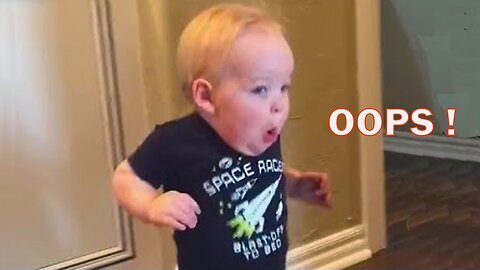 Funniest Baby Moment: Surprise Things Make Baby Feel Like... Oops! Cute Video
