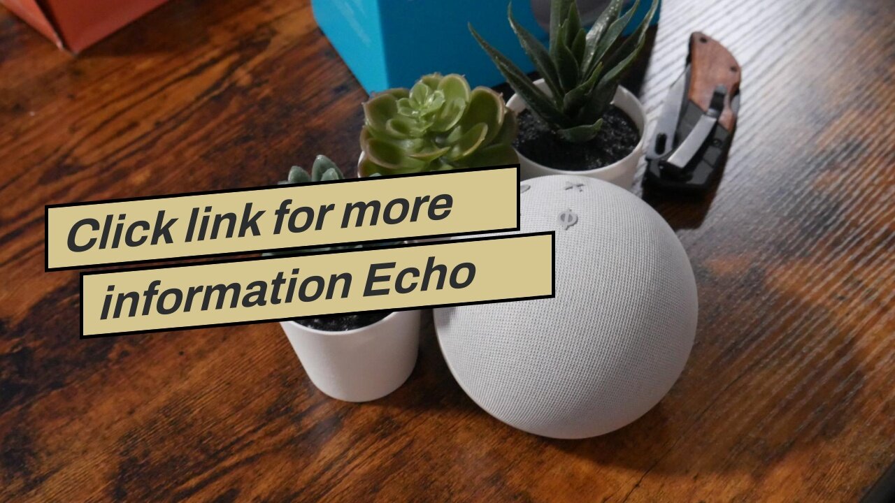 Click link for more information Echo Dot (4th Gen, 2020 release) C...