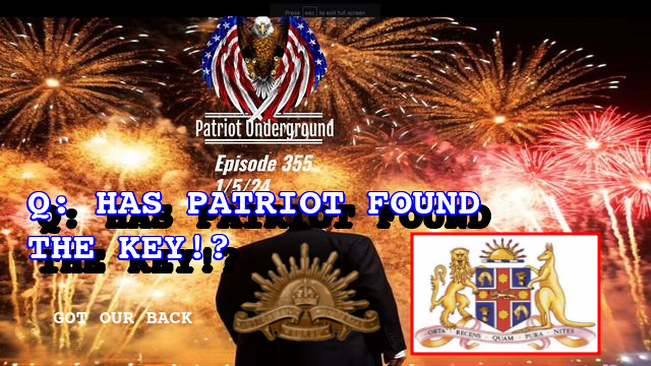 Patriot Underground - Started Seeing Things In 'Q' That Are Not 'Q'?