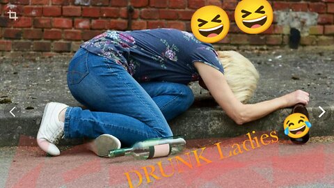 Drunk Ladies Falling🫢