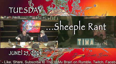 This Is My Brain... On A Tuesday Night Sheeple Rant - June 25th, 2024