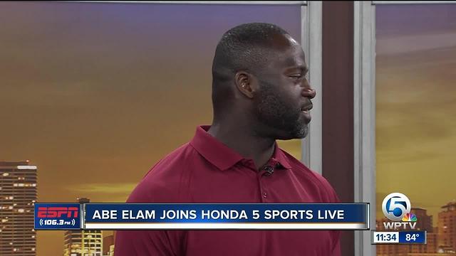 Abe Elam joins Honda Five Sports Live to discuss Team Elam Charity Weekend