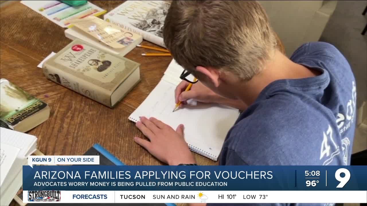 Arizona families applying for vouchers