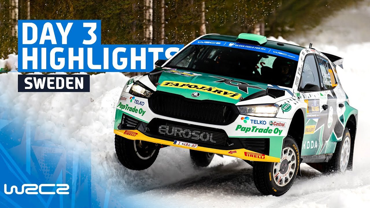 WRC2 Day 3 Highlights | WRC Rally Sweden 2023