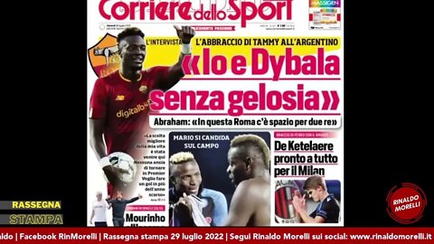 De Ketelaere e la voglia di Milan, lo scudetto di Arrigo Sacchi. Rassegna Stampa ep.106 | 29.07.22