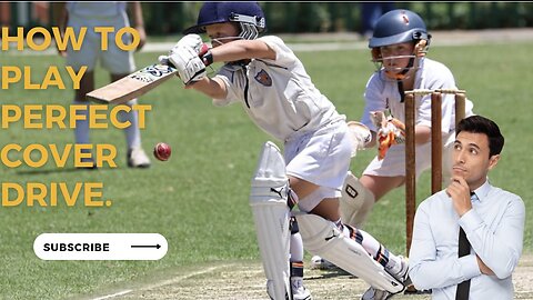 How to play perfect cover drive short in cricket sports