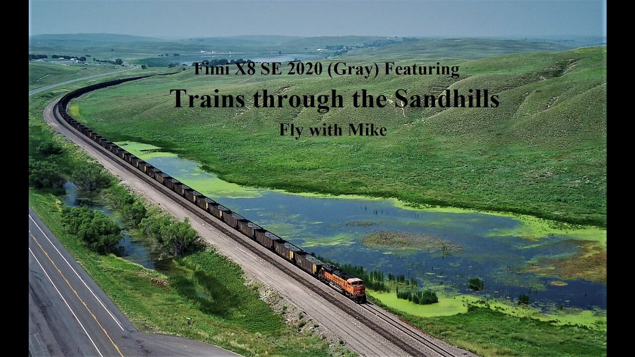 Fimi X8 SE 2020 featuring Trains through the Sandhills, Fly with Mike