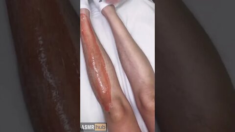 LEG WAXING ASMR