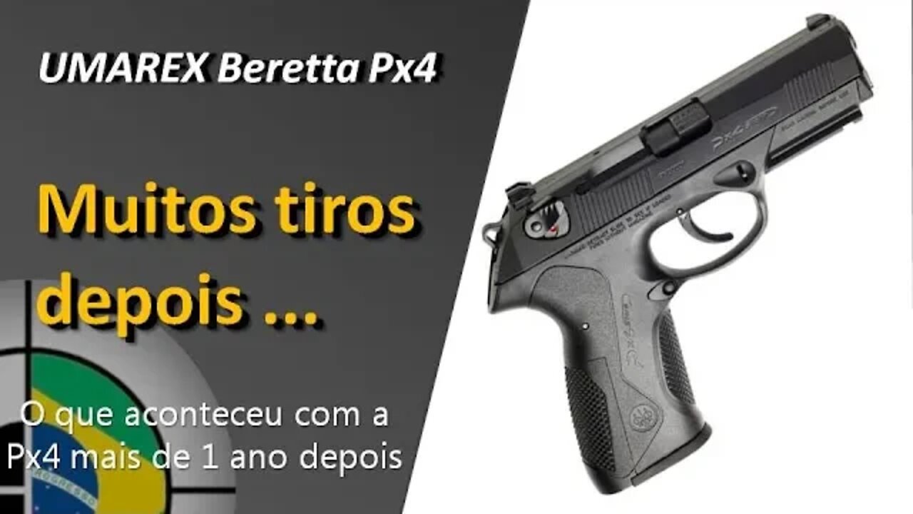 Umarex Beretta Px4 Storm - Um ano, e muitos disparos depois [review da Px4 depois de um ano]