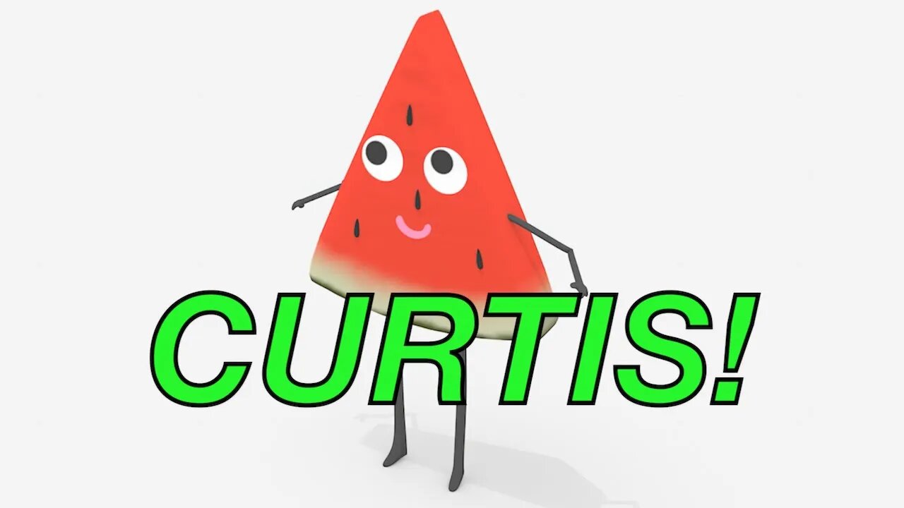 Happy Birthday CURTIS! - WATERMELON Birthday Song